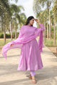 AADHYA PURPLE ANARKALI SUIT SET - 01