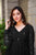 BLACK GEORGETTE EMBROIDERED SUIT SET TD-107
