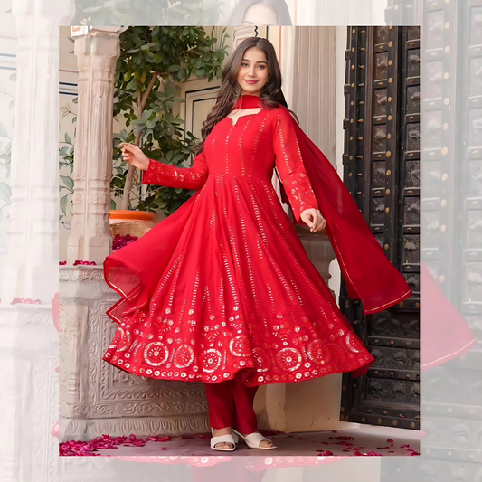 PREMIUM READY MADE ANARKALI SUIT SET