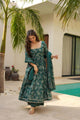 Moksha 's Premium Quality Anarkali  Print Suit Set