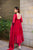 MAROON  GEORGETTE EMBROIDERED SUIT SET TD-107