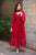MAROON  GEORGETTE EMBROIDERED SUIT SET TD-107