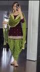 New Designer Party Wear Look Top ,Dhoti Salwar and Dupatta LC-1090