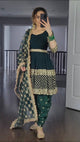 New Designer Party Wear Look Top ,Dhoti Salwar and Dupatta LC-292