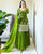 Green Colored New Designer Party Wear Look Sharara LC-264
