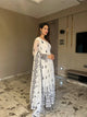 Kajal's White Premium Quality Anarkali Suit Set