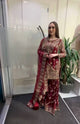 New Designer Party Wear Look Top ,Dhoti Salwar And Dupatta LB-1152
