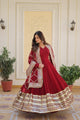 ANAMIKA  PREMIUM DESIGNER READYMADE GOWN WITH DUPATTA SET-LW-1082