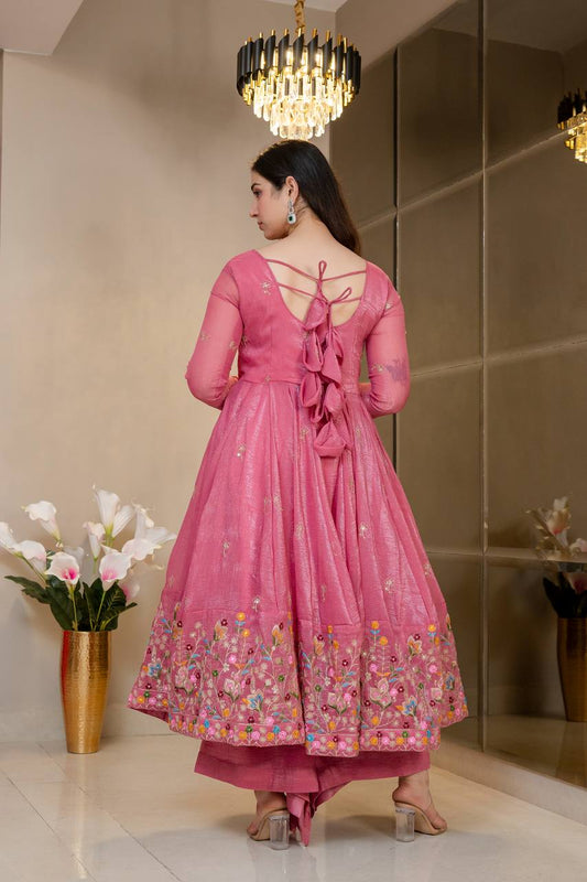 TRENDING*ANARKALI*SUIT*SET* *[3 PIS]*