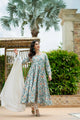 BUFANI PREMIUM READYMADE GOWN PANT AND DUPATTA SUIT SET TD-6015