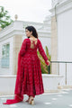 BUFANI MAROON EMBROIDERED GEORGETTE SUIT SET TD-6016