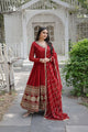 LImika's  Maroon Premium Quality Anarkali Suit Set
