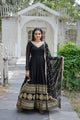 LImika's  Black Premium Quality Anarkali Suit Set