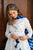 BUFANI WHITE ROMAN SUIT SETCOLOR ANARKALI SUIT SET -TD 139