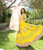 Yellow Colored Party Wear Peach Colored Dupatta Lehenga Choli With Embroidery Work LC 262