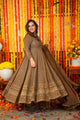 NIGHT STAR CHOCOLATE COLOREMBROIDERED GEORGETTE SUIT SET TD-120