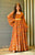 Sunaina Mustard Gown Digital Printed Faux Georgette